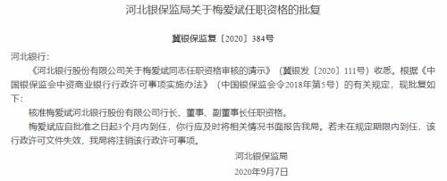 河北银行新帅到任，净利持续下滑，8年上市路是否出现转机？