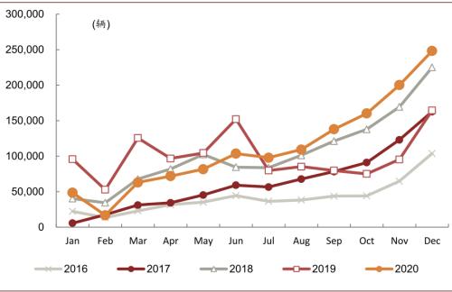 中金：新能源汽车2020先抑后扬；2021智能加速